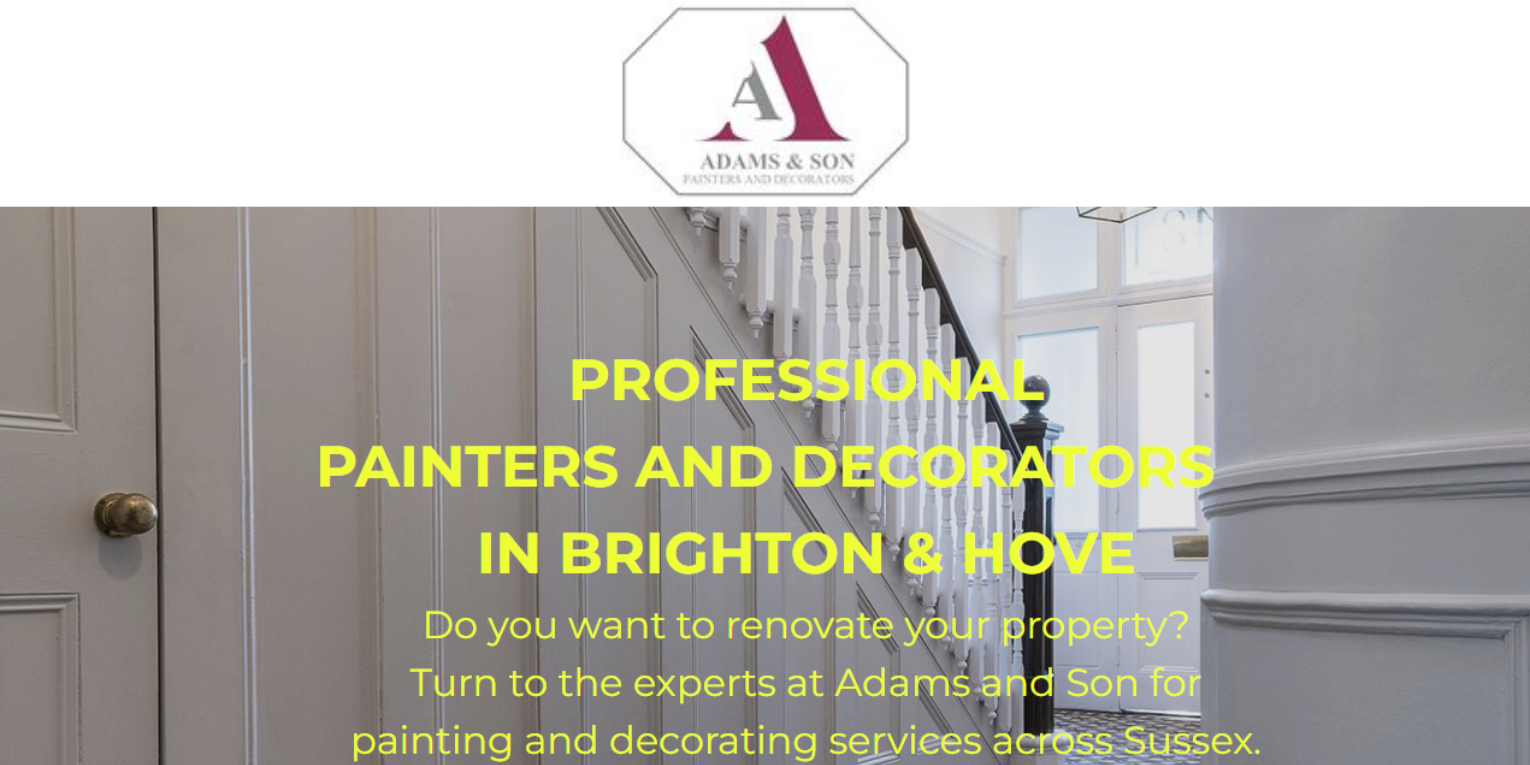 Adams and Son painters and decorators